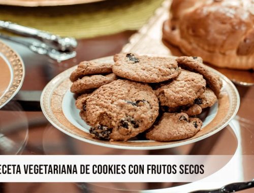 Receta vegetariana de cookies con frutos secos